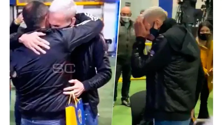 Video: terminó su presentación en Boca y Briasco se largó a llorar como un nene