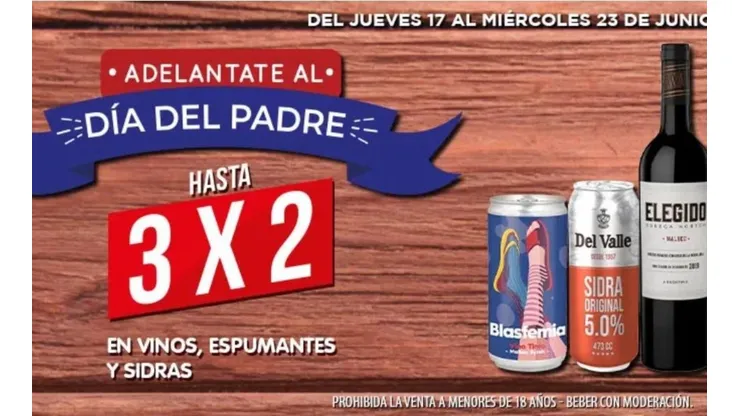 Viví el día del padre de la mejor manera y con las grandes ofertas que Día % tiene para ofrecer.