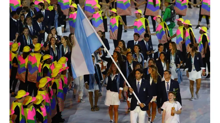 Luis Scola, el portador de la bandera de Argentina en Río 2016. (Foto: Getty).