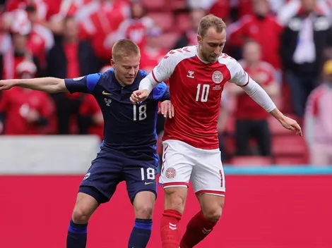 La primera foto de Eriksen desde el hospital: "Estoy bien, dadas las circunstancias"