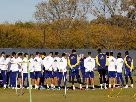 Video: en Boca ya se está entrenando el primer refuerzo