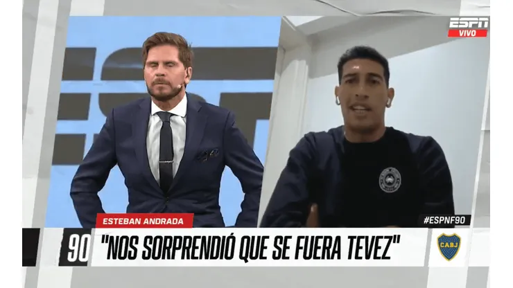 Esteban Andrada compartió sus sensaciones.