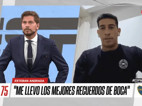 Esteban Andrada ilusionó al hincha de Boca: "No descarto la posibilidad de volver en un futuro"
