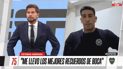 Esteban Andrada ilusionó al hincha de Boca: "No descarto la posibilidad de volver en un futuro"