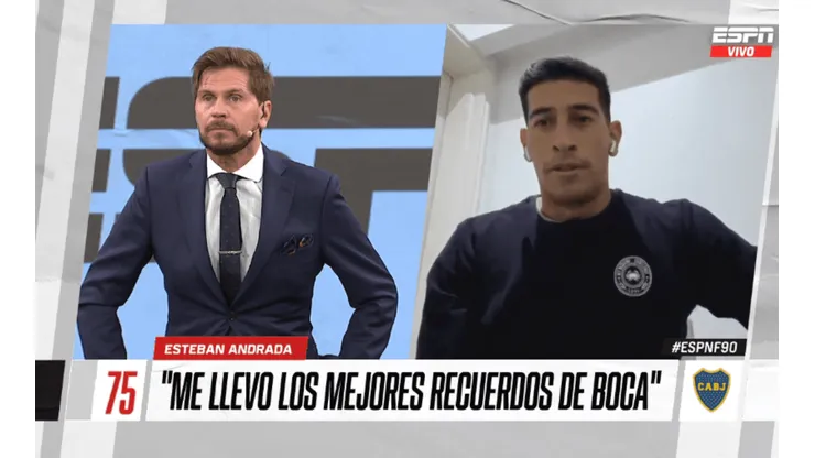Esteban Andrada ilusionó al hincha de Boca: "No descarto la posibilidad de volver en un futuro"