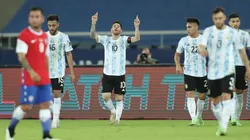 No nos quedan adjetivos: Messi clavó un golazo de tiro libre ante Chile
