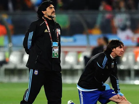 Viral en Twitter: la foto de Messi que a todos les recordó a Maradona