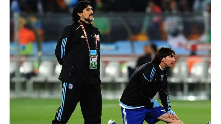 Viral en Twitter: la foto de Messi que a todos les recordó a Maradona