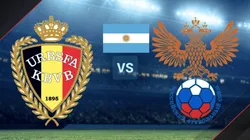 Bélgica vs. Rusia por la Eurocopa.