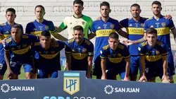Nicolás Capaldo, presente en el último partido oficial de Boca.