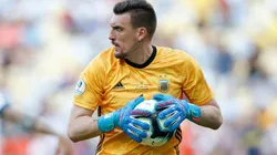 Franco Armani en la Selección Argentina.