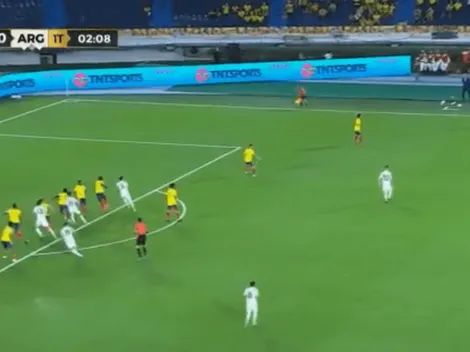 Video: Cristian Romero metió un cabezazo brutal y puso el 1-0 de Argentina