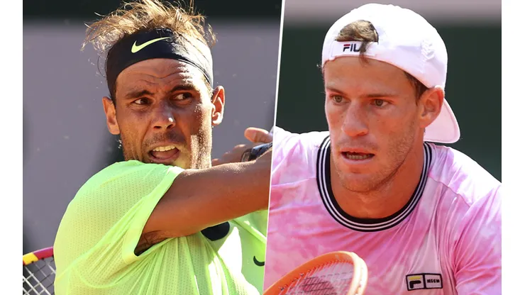 Rafael Nadal vs. Diego Schwartzman por el Roland Garros (Foto: Getty Images).
