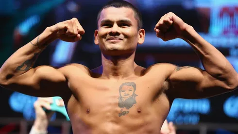 Una postal del reconocido Marcos 'Chino' Maidana.