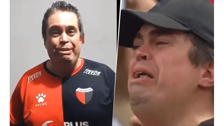 Video: el hincha famoso de Colón se emocionó hasta las lágrimas tras salir campeón