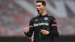 Lucas Alario en Bayer Leverkusen.