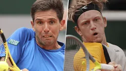 Federico Delbonis vs. Alejandro Davidovich Fokina por el Roland Garros (Foto: Getty Images).