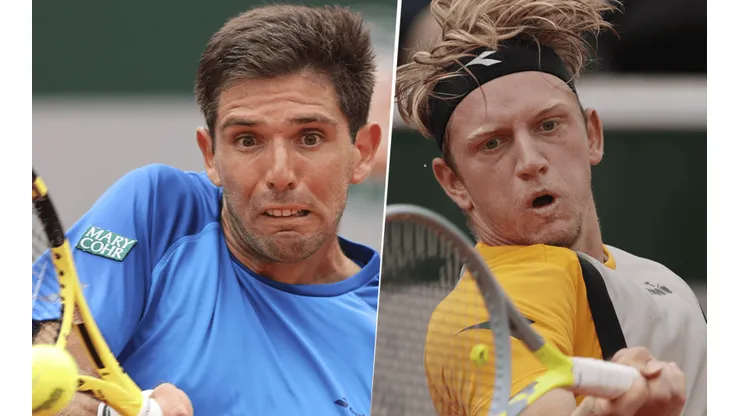 Federico Delbonis vs. Alejandro Davidovich Fokina por el Roland Garros (Foto: Getty Images).