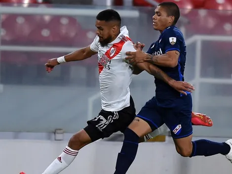 Es uruguayo, ayer subió una foto con un termo de River y ya suena en el Millonario