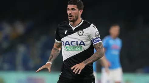 Rodrigo De Paul defendiendo la camiseta de Udinese.