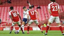 Erik Lamela en acción, justo antes del golazo.