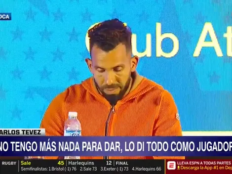 Video: la emoción de Carlos Tevez cuando habló de Boca