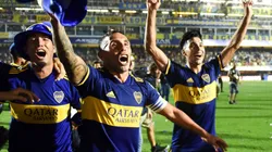 Tevez y sus títulos en Boca. (Getty Images)