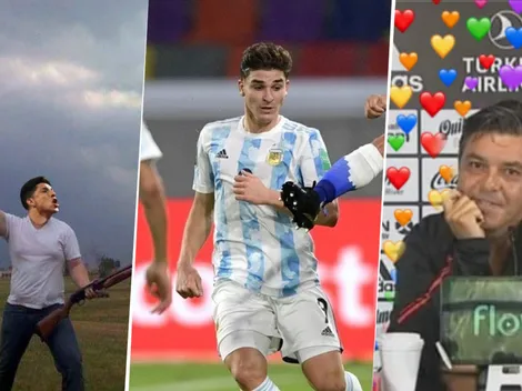 Lo aman: los memes en Twitter cuando entró Julián Álvarez