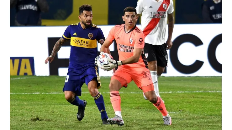 Foto de Carlos Tevez, jugador de Boca.