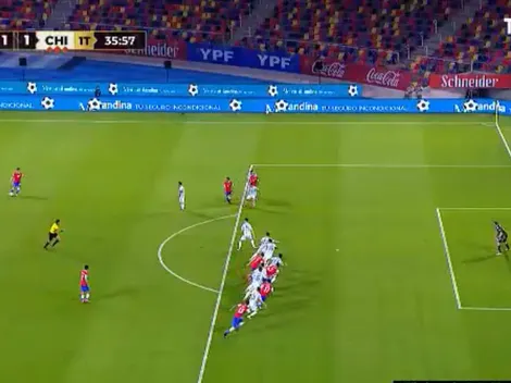 La defensa argentina se durmió y de pelota parada Chile lo empató