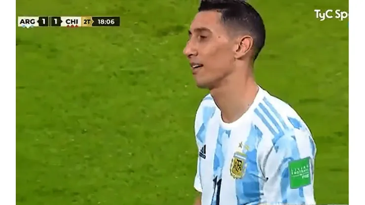 Video: Scaloni sacó a Di María y su cara lo dijo todo