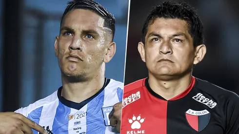 Racing y Colón se medirán en la final de la Copa de la Liga Profesional. (Fotos: Getty).