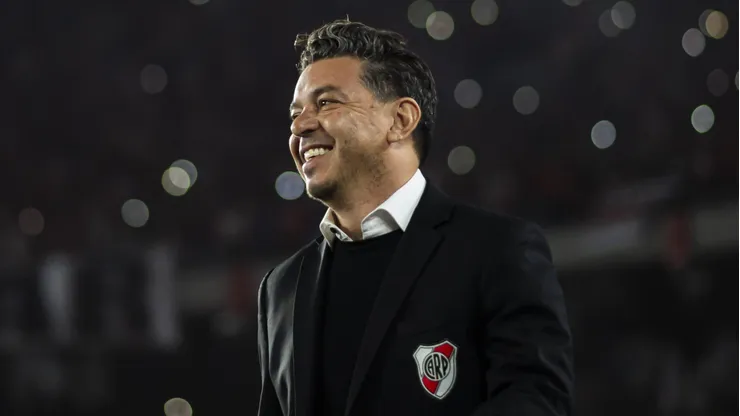 August 13, 2022, Buenos Aires, Argentina: Marcelo Gallardo head coach of River Plate smiles during the Liga profesional 2022 match between River Plate and Newell s Old Boys at Estadio Monumental Antonio V. Liberti. Buenos Aires Argentina - ZUMAs197 20220813_zaa_s197_085 Copyright: xManuelxCortinax