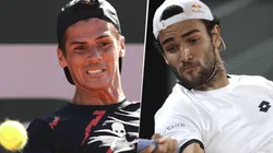 Federico Coria vs. Matteo Berrettini por Roland Garros (Foto: Getty Images).