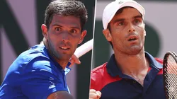 Federico Delbonis vs. Pablo Andújar por el Roland Garros (Foto: Getty Images).