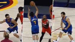 Metió festejo del Increíble Hulk: la jugada viral de Facu Campazzo a pura gambeta ante Portland