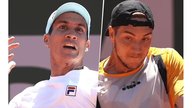 Facundo Bagnis vs Jan-Lennard Struff por el Roland Garros (Foto: Getty Images).