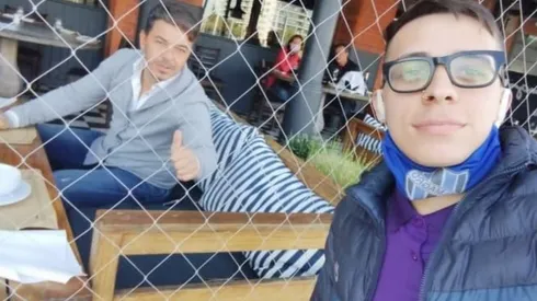 Tiene tatuado a Gallardo, se lo cruzó en la calle y metió la foto de su vida