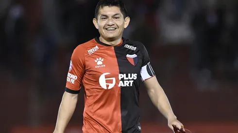 La sonrisa del Pulga: Colón jugará la final frente a Racing.