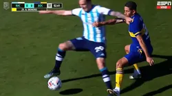 El momento del manotazo.