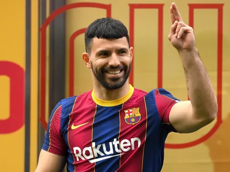 Así fue la presentación del Kun Agüero en Barcelona
