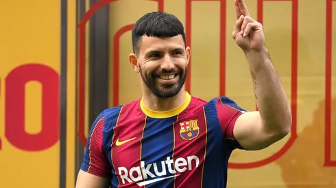 La sonrisa de Sergio Agüero lo dice todo.