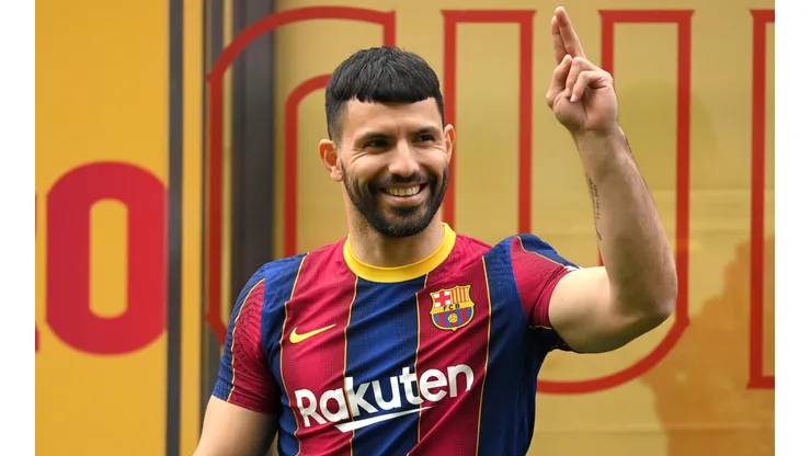 La sonrisa de Sergio Agüero lo dice todo.