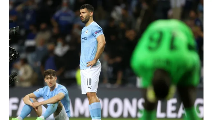 La tristeza de Agüero luego de la final.