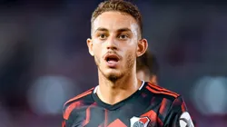 Nahuel Gallardo con la camiseta de River.