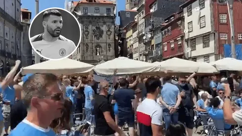 Video: los hinchas del City cantan por un jugador argentino, pero no es el Kun Agüero