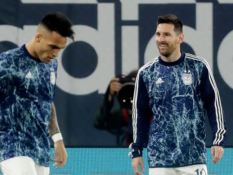 Ya nos ilusionamos: el golazo de Lautaro con pase de Messi en el entrenamiento de la Selección