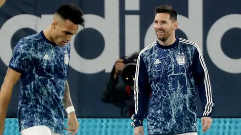 Ya nos ilusionamos: el golazo de Lautaro con pase de Messi en el entrenamiento de la Selección