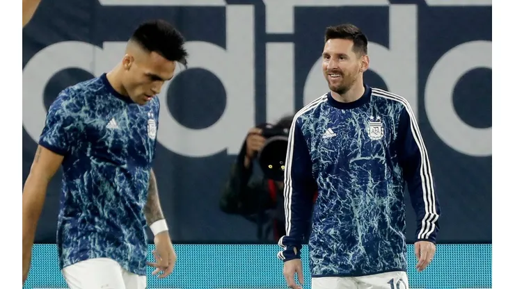 Ya nos ilusionamos: el golazo de Lautaro con pase de Messi en el entrenamiento de la Selección