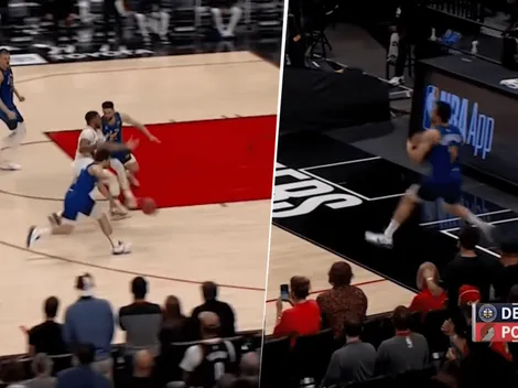 Lo hizo de nuevo: Campazzo robó una pelota decisiva para el triunfo de Denver